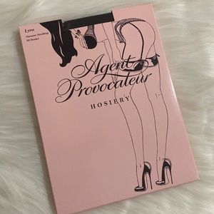 Agent Provocateur Lyra Black Stockings XS NEW